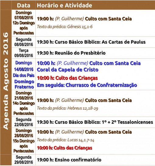 Agenda Santos 2016.08