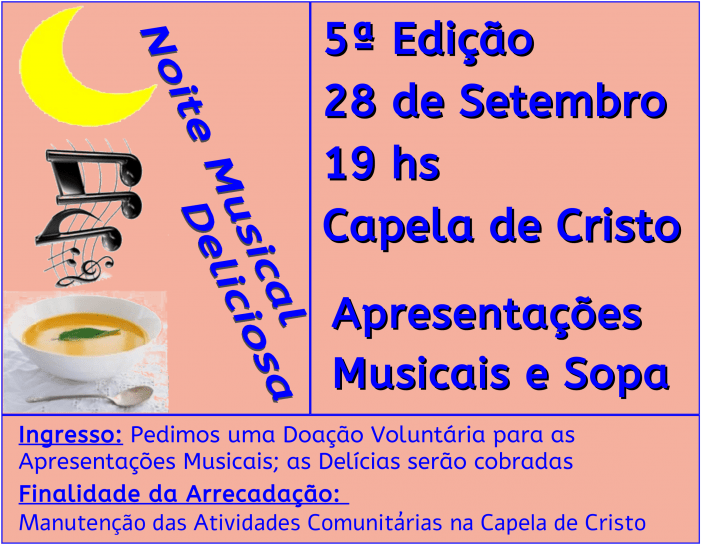 Noite Musical com sopa 2013