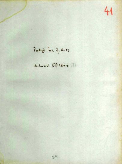 Pastor Friedrich Sauerbronn - predigt/Prédica - Lucas 2.8-13 - 25/12/1844