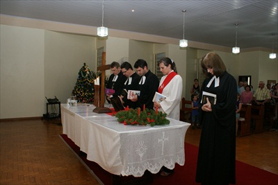 Instalação Pastor Jonas Gunsch na Paróquia de Ernestina