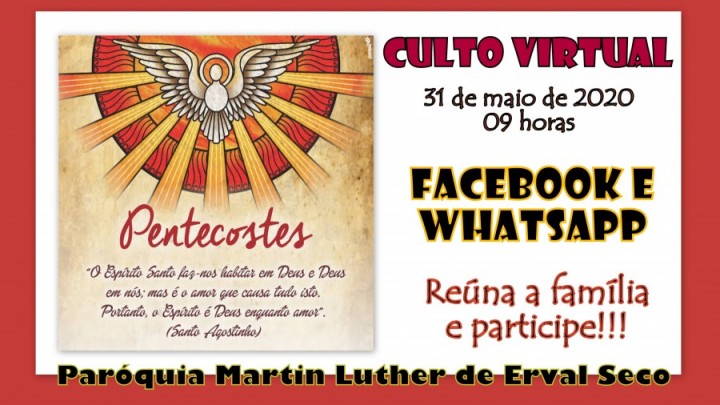 Convite Culto Pentecostes-mai2020