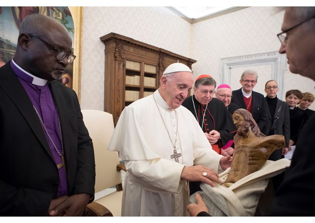 Papa Francisco com a Presidência da Federação Luterana Mundial