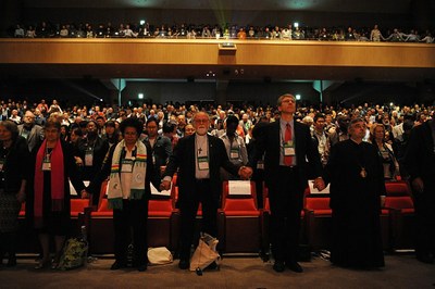 Plenária da X Assembleia do CMI  © Joanna Lindén-Montes/WCC