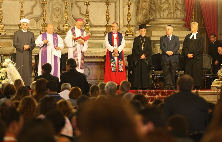 Celebração multirreligiosa - Igreja da Candelária - RJ