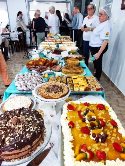 A mesa de doces!