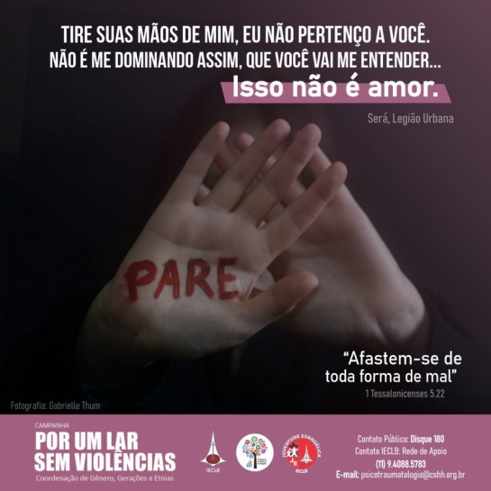 Por um lar sem violências 12 - Mulheres