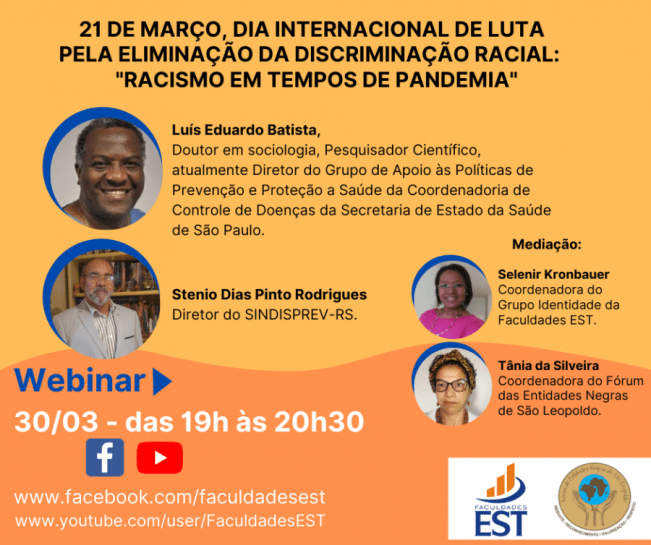 Webinar Racismo em Tempos de Pandemia