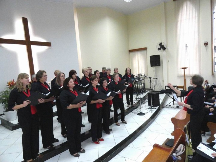 Encontro de Corais e grupos que cantam na língua alemã