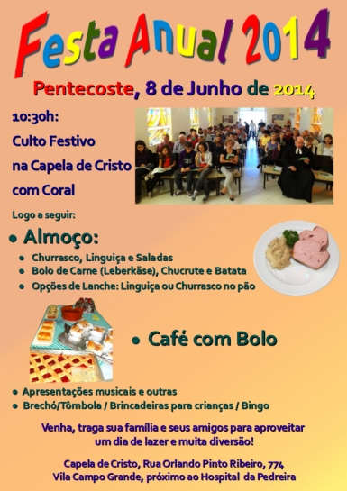 Festa Anual 2014 - 8 de Junho 2014