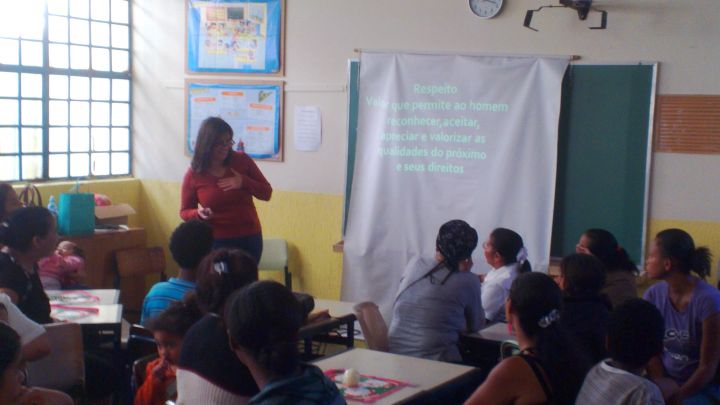 Prof. Denise no Encerramento 2012 do Grupo Esperança