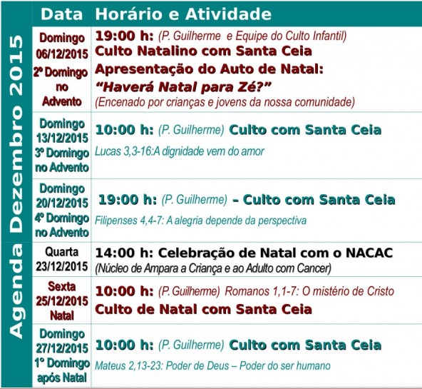 Agenda Santos 2015.1