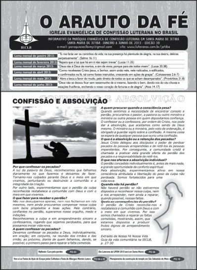 CAPA O ARAUTO DA FÉ N.º 38