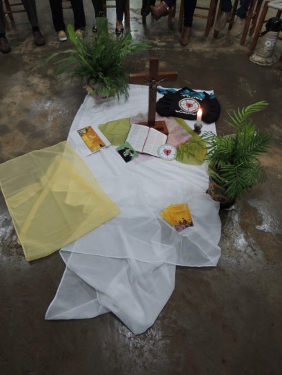 Altar do Encontro preparado para a Celebração