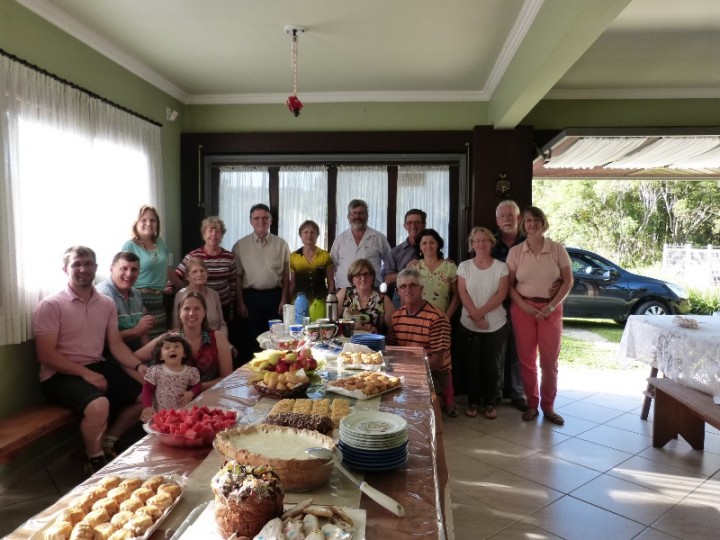 Foto da reunião da diretoria do Instituto Luterano Campos Verdejantes