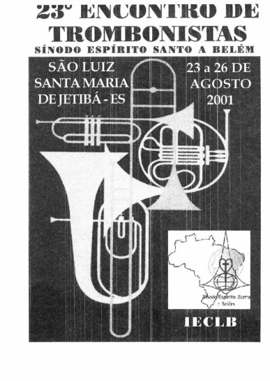 23º  Encontro de Trombonistas Sínodo ES a Belém - São Luiz - Sta. Maria de Jetibá - 2001