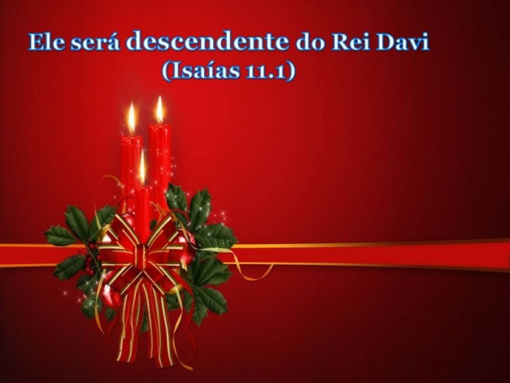 13 - Ele será descendente do rei Davi.