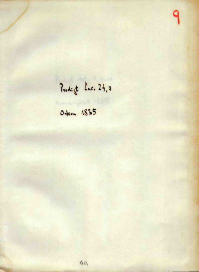 Pastor Friedrich Sauerbronn - Predigt/Prédica - Lucas 24.7 - 19/4/1835