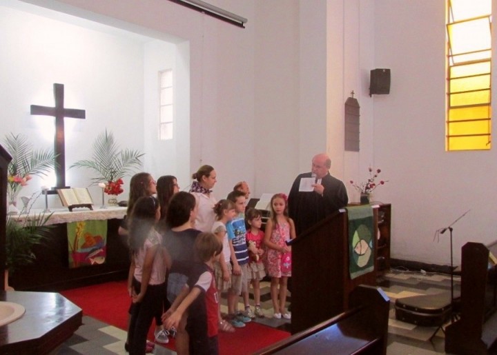 Domingo de Ramos na Igreja Luterana de Santos 29/03/2015