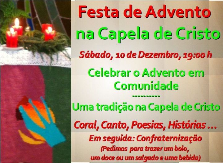 Convite Festa de Advento 2016