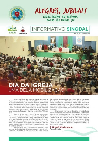 Informativo Sinodal - X Edição - Ano 5 2017 - 2º Semestre de 2017