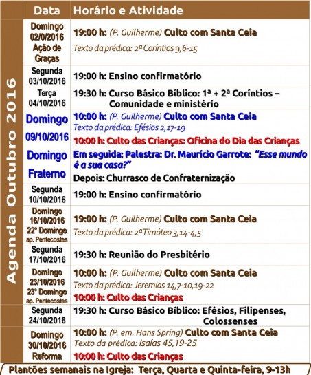 Agenda Santos 2016.10