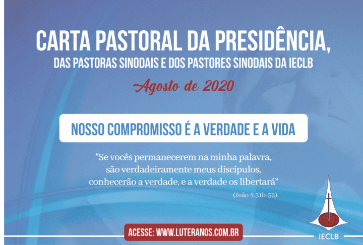 Carta Pastoral da Presidência Agosto - Divulgação