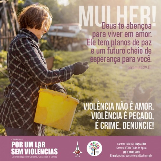 Por um lar sem violências 15 - Mulheres