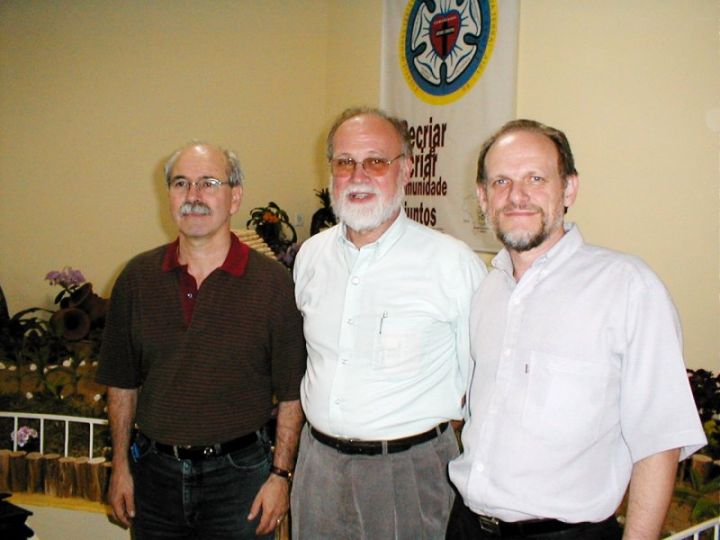 Pastor Homero Severo Pinto - Pastor Dr. Walter Altmann - Pastor Dr. Rolf Schünemann