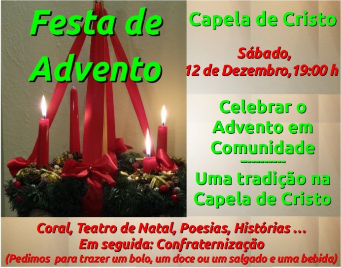 Convite Festa de Advento 2015