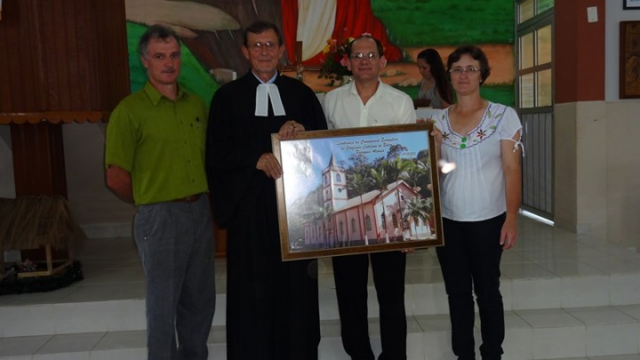 Culto de despedida do Pastor Helmar Roelke na Comunidade de Belém