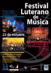 Cartaz que convida para o Festival Luterano de Música