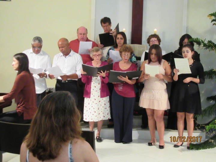 Coral da Capela de Cristo na Festa de Natal 10/12/2017