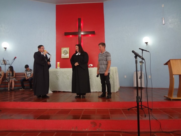 Culto De Instalação da Pastora Patrícia Hoffmann na Paróquia de Espigão do Oeste