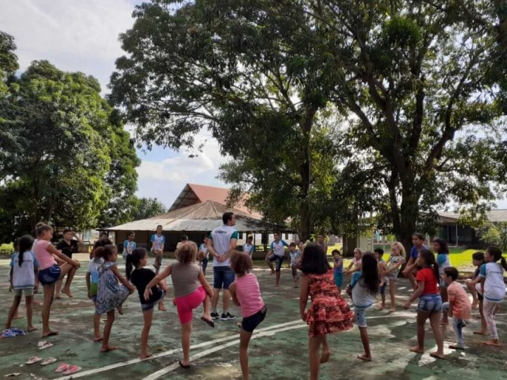 Associação Beneficente Escola para Vida - Foto anterior à pandemia de Covid 19