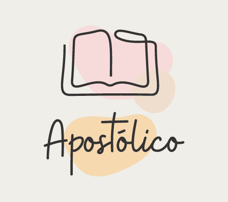 Bíblia aberta com a palavra "Apostólico" abaixo