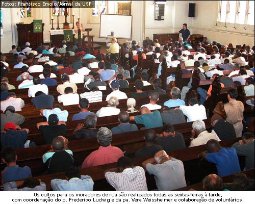 Culto  com pessoas em situação de rua - 01