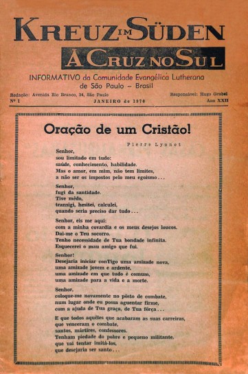 A Cruz no Sul 1970.1