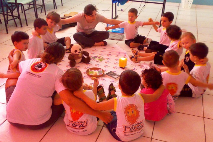 Meditação com alunos e alunas do Instituto Luterano do Parecis