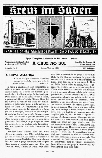 A Cruz no Sul 1963.1