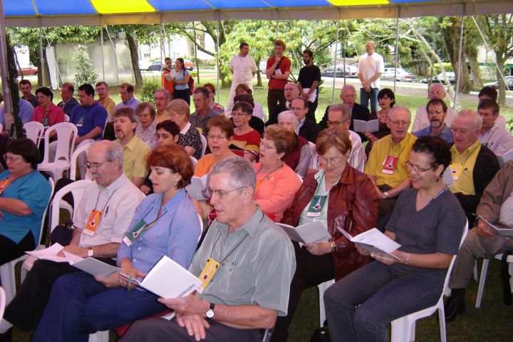 Celebração matinal - Concílio 2004 - São Leopoldo - RS - 16-10-2004