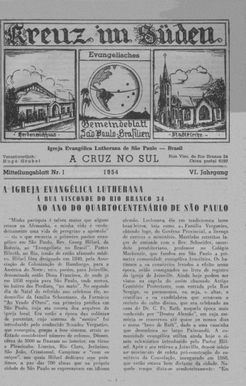 A Cruz no Sul 1954.1.