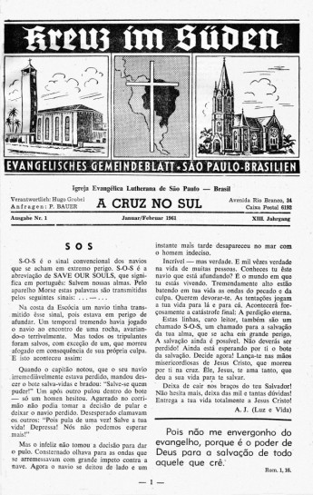 A Cruz no Sul 1961.1