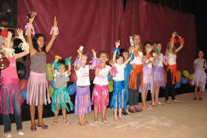 Participação do Culto Infantil na Noite Cultural Luterana 2010