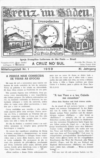 A Cruz no Sul 1959.1