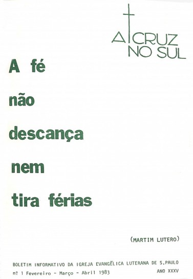 A Cruz no Sul 1983.1