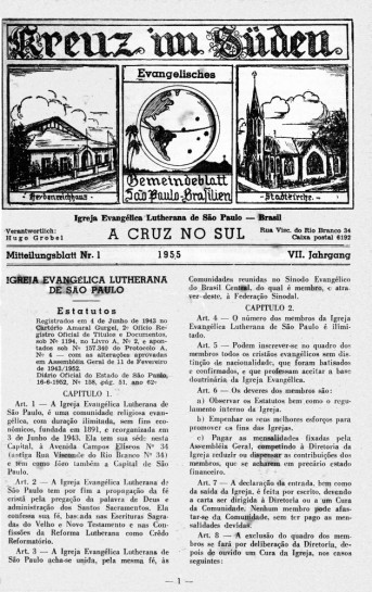 A Cruz no Sul 1955.1