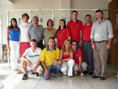 Equipe de trabalho da Missão aos Marinheiros em Santos/SP