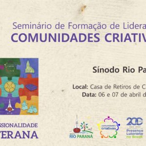 Comunidades Criativas Sínodo Rio Paraná