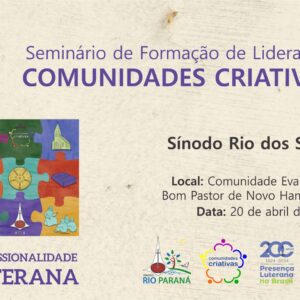 Comunidades Criativas Sínodo Rio dos Sinos