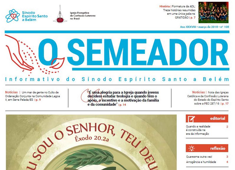 Jornal O Semeador 2018